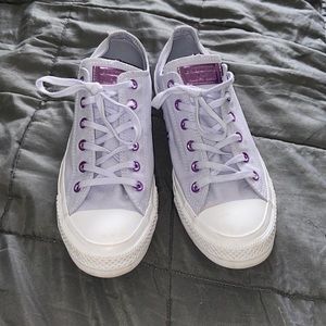 Purple womens size 10 converse